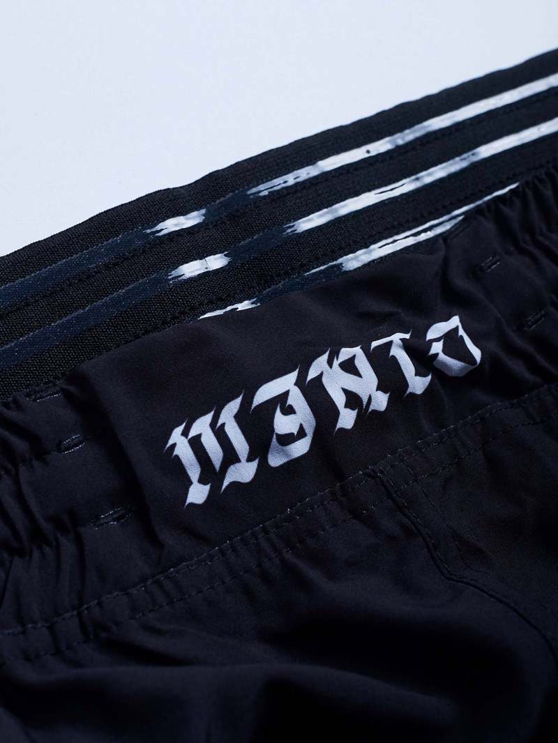 MANTO TIGERS FIGHT SHORTS-black